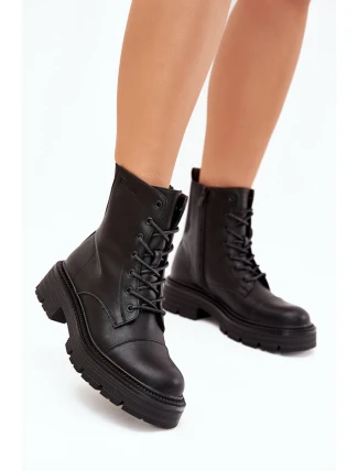 Zateplené dámské pracovní boty Big Star OO274140 černé