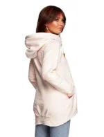 Dámský svetr s kapucí B249 - BE