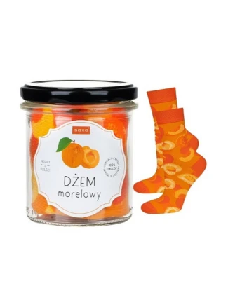 PONOŽKY SOXO VE SKLENICI - MERUŇKOVÝ DŽEM