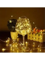 DRÁTĚNÁ SVĚTLA NA BATERIE GIRLANDA 100 VEDLA TEPLÁ BÍLÁ