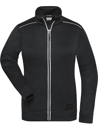 Daiber JN 897 Dámská pracovní pletená fleece bunda - Solid 02.0897 black/black Daiber JN 897 Dámská pracovní pletená fleece bunda - Solid 02.0897 black/black
