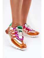 Kožené Polobotky Tenisky Dámské Artiker 56C1737 Multicolor Kožené Polobotky Tenisky Dámské Artiker 56C1737 Multicolor