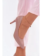 Fialové eko kožené lodičky Sergio Leone