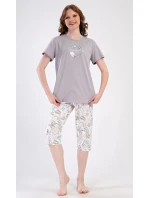 Dámské pyžamo kapri Alex Dámské pyžamo kapri Alex