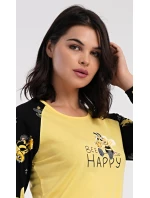 Dámské pyžamo dlouhé Včelka