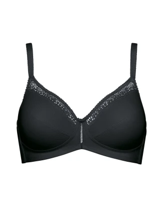 Dámská podprsenka Cotton Beauty N černá - Triumph Dámská podprsenka Cotton Beauty N černá - Triumph