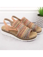 Pohodlné vícebarevné sandály Rieker W RKR669