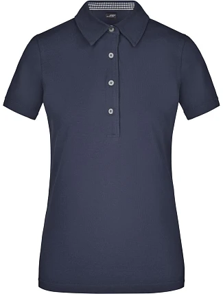 Daiber JN 969 Dámské piqué polo "Plain" 02.0969 navy/navy/white