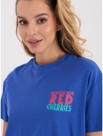 Tričko D12022AH02645W tmavě modré