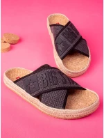 Exkluzívní nazouváky dámské černé bez podpatku Exkluzívní nazouváky dámské černé bez podpatku