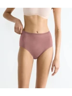 Dámské kalhotky GO Daily Cotton Highwaist - BROWN - sv. hnědé 1141 - SLOGGI