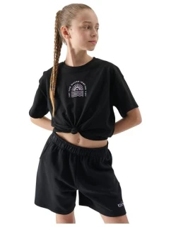 Dívčí top s potiskem 4F 4FJWSS25TTSHF1872-20S