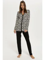 Italian Fashion Abyssinia long length sp. barva:print/black Italian Fashion Abyssinia long length sp. barva:print/black