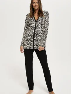 Italian Fashion Abyssinia long length sp. barva:print/black