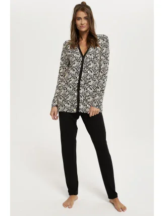 Italian Fashion Abyssinia long length sp. barva:print/black Italian Fashion Abyssinia long length sp. barva:print/black