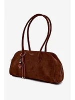 Eko Semišová Kabelka S Přívěskem Camel Noelia