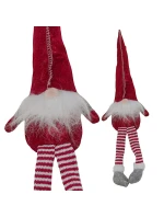 DEKORATIVNÍ TRPASLÍK 30+15CM ČERVENÝ