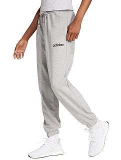 Dámské kalhoty adidas Essentials Linear French Terry Cuffed světle šedé JC5953 dámské