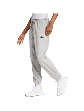 Dámské kalhoty adidas Essentials Linear French Terry Cuffed světle šedé JC5953 dámské