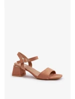 Sandály LT33 karamelové - Step in style