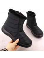 Dámské ploché zateplené sněhule černé Potocki SU33069