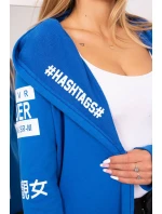 Transparentní chrpová modř