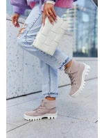 Semišové boty Trapper Tiered Světle fialová Dalles Semišové boty Trapper Tiered Světle fialová Dalles