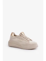 Zateplené Dámské Tenisky Big Star Béžové
