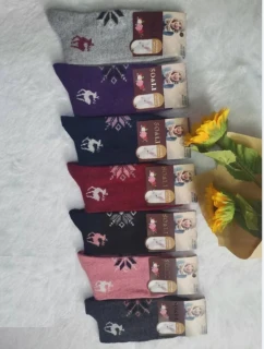 WiK SO&LI 002 dámské angorské ponožky 015 35-42