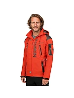 Geographical Norway pánská sportovní bunda Techno MEN 056 BS3 s nastavitelnou kapucí nepromokavá červená (WU1060H/GN) pánské