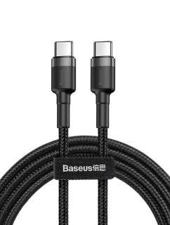 Kabel Baseus CATKLF-GG1 (USB typ C M - USB typ C M; 1m; barva šedočerná)