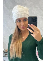Dámská čepice Nastia K373 bílá Dámská čepice Nastia K373 bílá