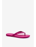 Ploché Elastické Dámské Žabky Japonky ZAXY JJ285252 Fuksie