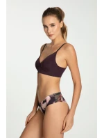 Jednoduchá košilová podprsenka Dark Plum - Julimex Jednoduchá košilová podprsenka Dark Plum - Julimex