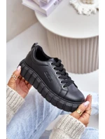 Zateplené Dámské Tenisky Big Star Černé