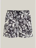 Pánské plavky UM0UM03271 0K8 černobílý vzor - Tommy Hilfiger Pánské plavky UM0UM03271 0K8 černobílý vzor - Tommy Hilfiger