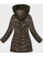 Hnědá dámská zimní bunda (5M3139-501)