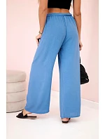 Kalhoty s širokým pasem džínovina Kalhoty s širokým pasem džínovina