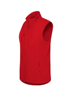 Trail softshellová vesta dámská červená