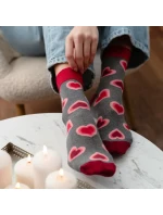 Dámské ponožky Steven art.136 Srdce