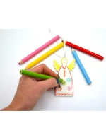 SADA DVOU DIY andělských přívěsků 5x0,5x10,5 cm