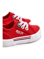 Dětské nízké tenisky Big Star JJ374162 Červená