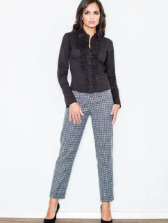 Košile Žaneta M012 Black - Figl