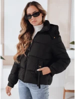Dámská prošívaná zimní bunda s kapucí černá FashionStreet TY5064