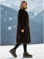 Dámské látkové sněhule s kožešinou zelené FashionStreet ZY1254