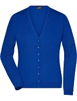 Daiber JN 660 Dámský pletený cardigan s výstřihem do V 02.0660 royal Daiber JN 660 Dámský pletený cardigan s výstřihem do V 02.0660 royal