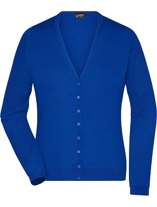 Daiber JN 660 Dámský pletený cardigan s výstřihem do V 02.0660 royal Daiber JN 660 Dámský pletený cardigan s výstřihem do V 02.0660 royal