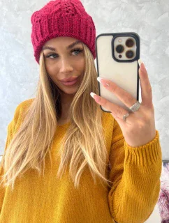 Motýlí čepice 2 K236 fuchsiová