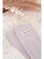 Teplé Dámské Ponožky S Vlnou Jasnoszare