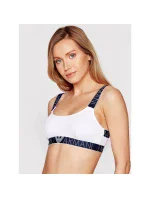 Bralette sportovní podprsenka 163651 1P227 0010 bílá - Emporio Armani Bralette sportovní podprsenka 163651 1P227 0010 bílá - Emporio Armani